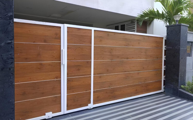 Cổng gỗ Trượt tự động Dynamos 24V/400